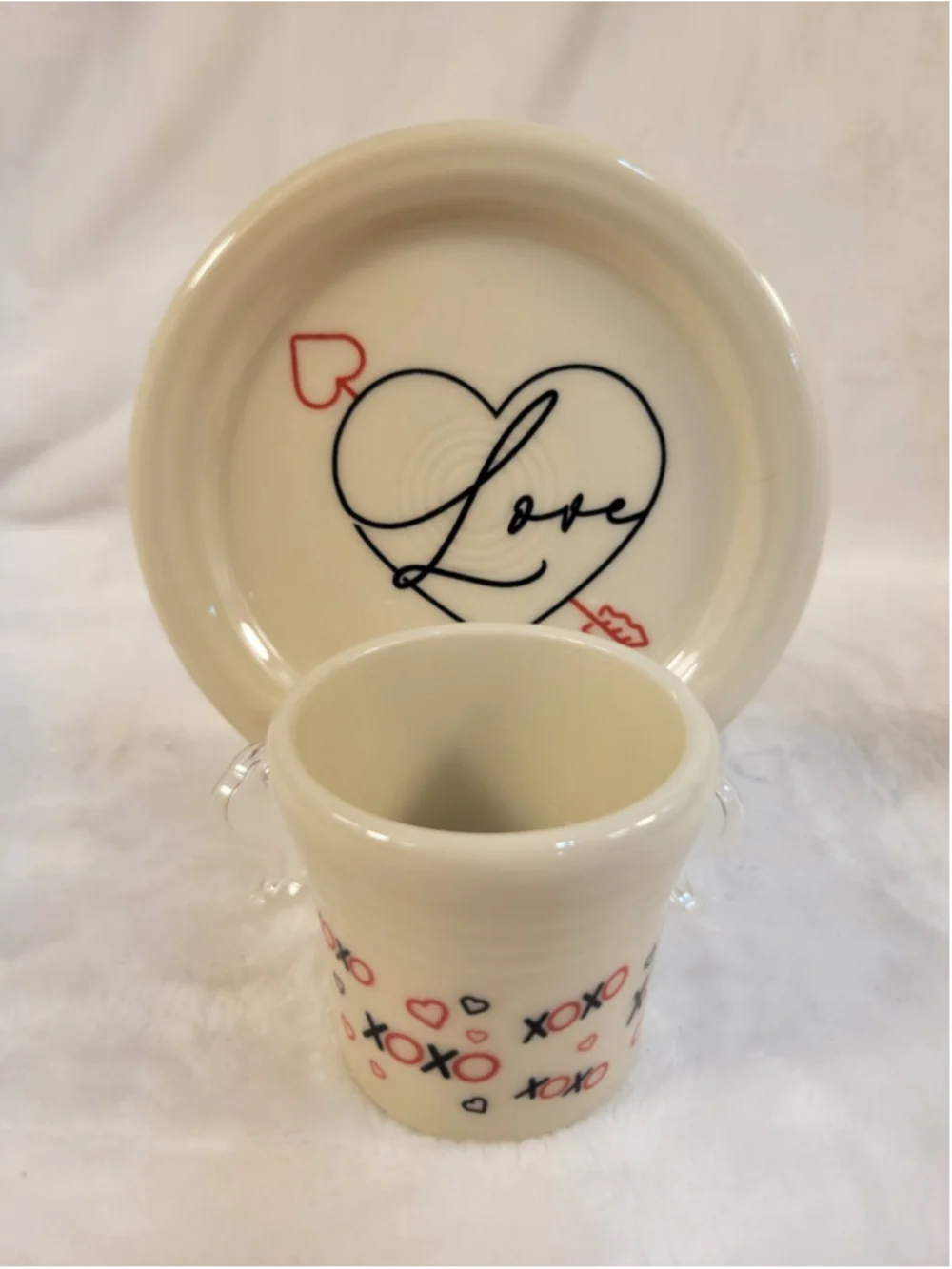 Fiesta Coaster & Shot Glass Valentine Love 2026 New First Quality Homer Laughlin